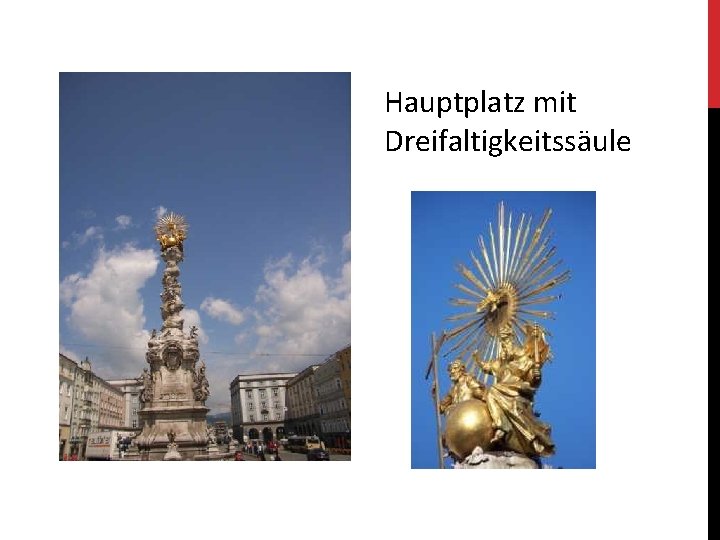 Hauptplatz mit Dreifaltigkeitssäule 