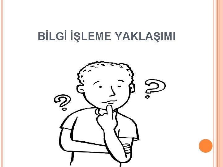 BİLGİ İŞLEME YAKLAŞIMI 