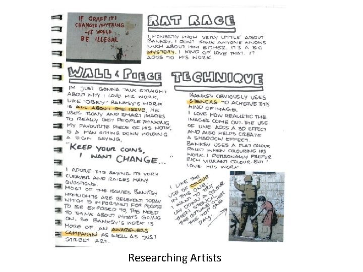 Researching Artists 