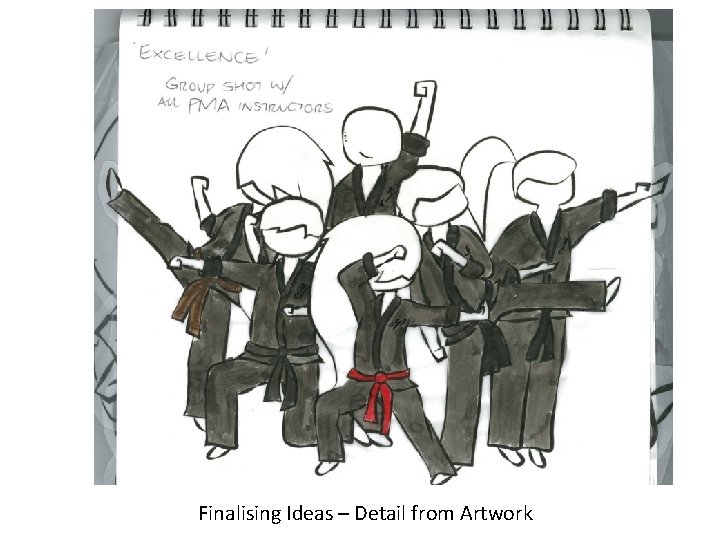 Finalising Ideas – Detail from Artwork 