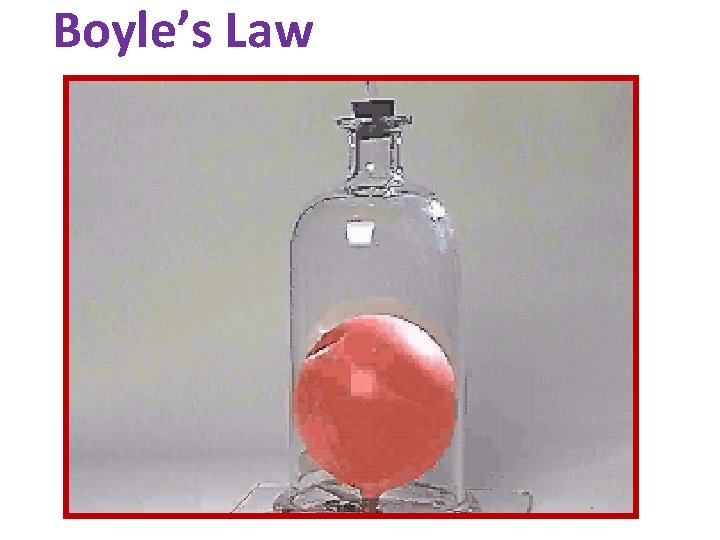 Boyle’s Law 