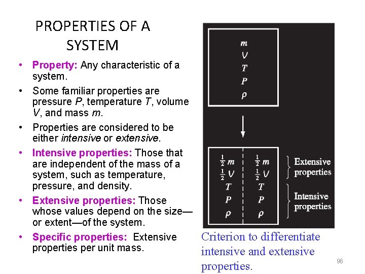 PROPERTIES OF A SYSTEM • Property: Any characteristic of a system. • Some familiar