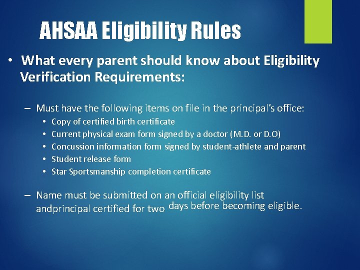 AHSAA Eligibility Rules What Every Parent Should Know