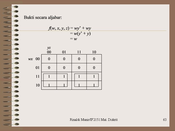 Rinaldi Munir/IF 2151 Mat. Diskrit 63 