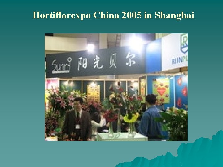 Hortiflorexpo China 2005 in Shanghai 