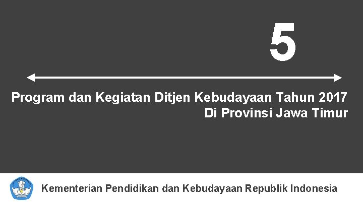 5 Program dan Kegiatan Ditjen Kebudayaan Tahun 2017 Di Provinsi Jawa Timur Kementerian Pendidikan