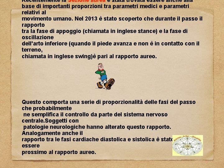 Recentemente la Sezione aurea è stata trovata essere anche alla base di importanti proporzioni