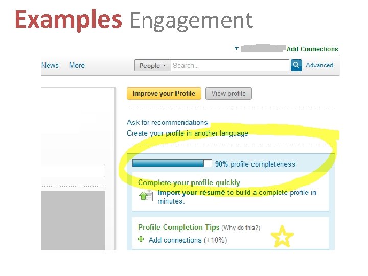 Examples Engagement Examples Engagement