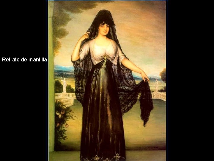 Retrato de mantilla 