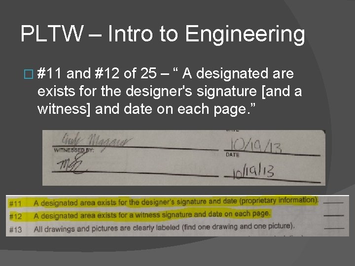 PLTW – Intro to Engineering � #11 and #12 of 25 – “ A