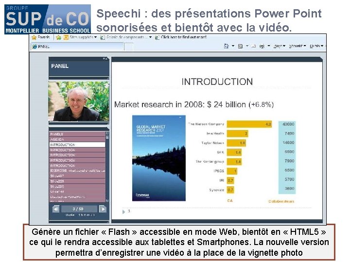 Speechi : des présentations Power Point sonorisées et bientôt avec la vidéo. Génère un