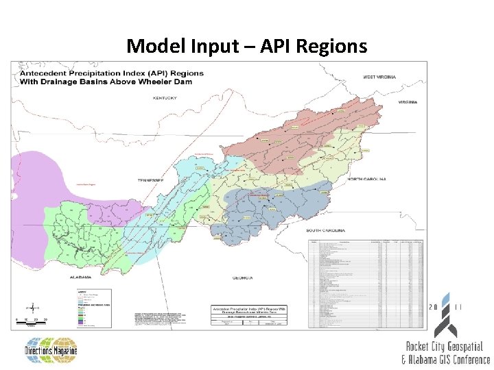 Model Input – API Regions 