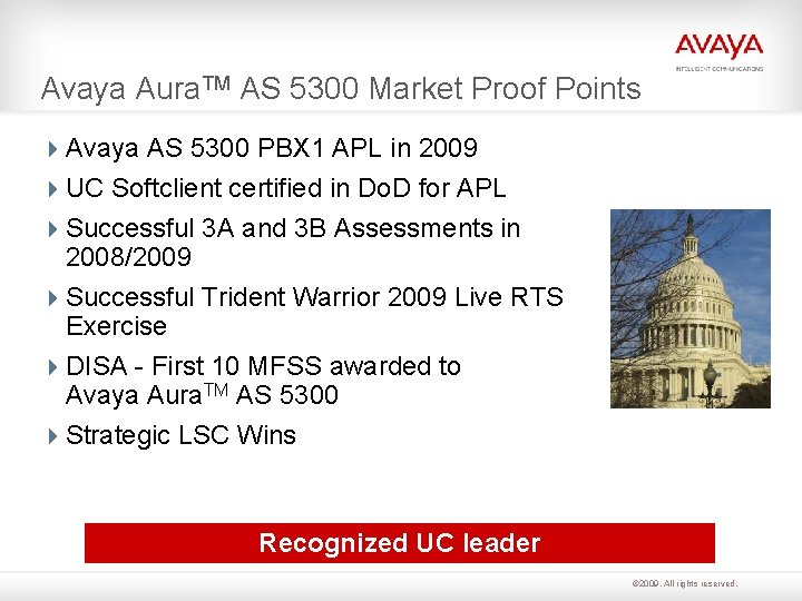 Avaya Aura. TM AS 5300 Market Proof Points Avaya AS 5300 PBX 1 APL