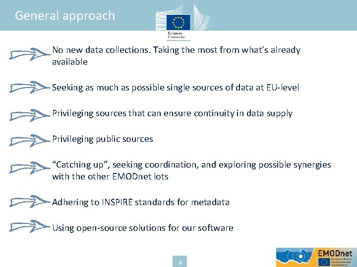 General approach No new data collections. Taking the most from what’s already available Seeking