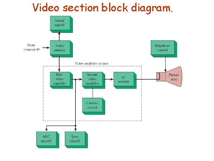 Video section block diagram. 