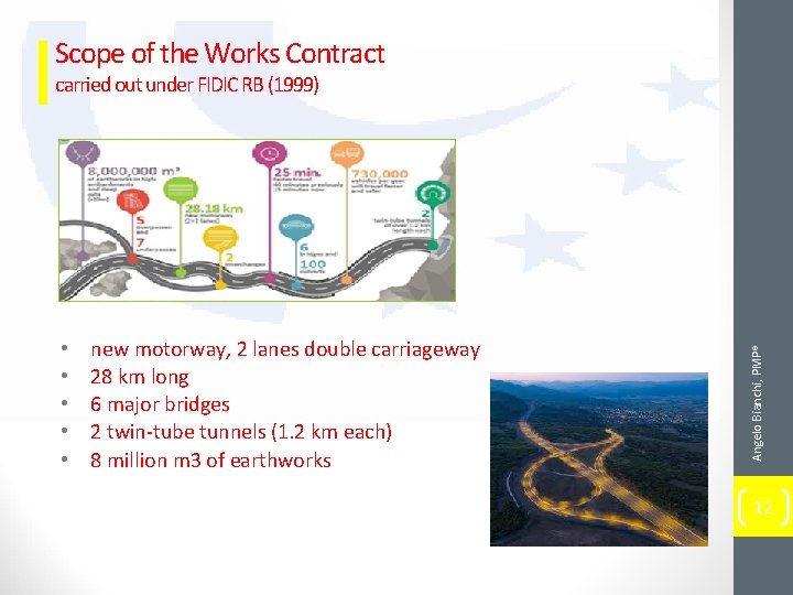 Scope of the Works Contract • • • new motorway, 2 lanes double carriageway