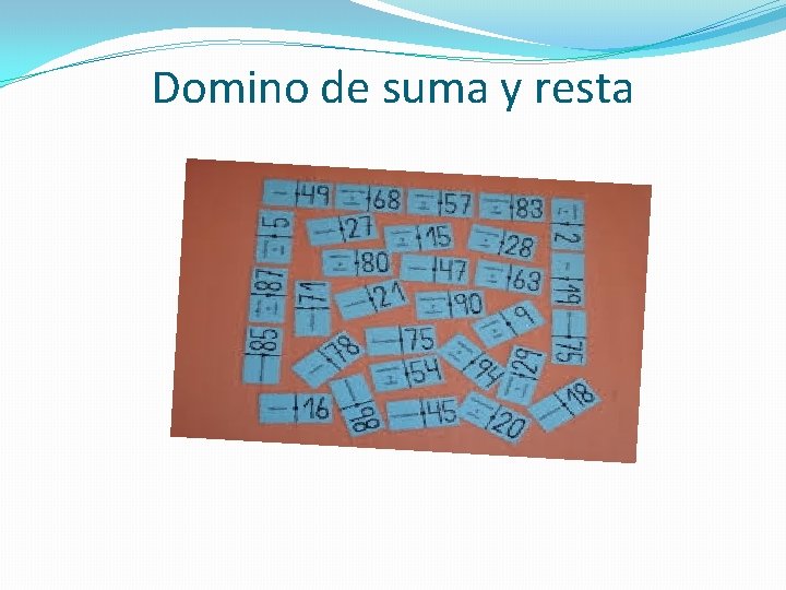  Domino de suma y resta 