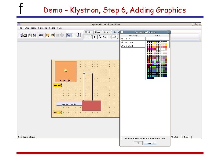 f Demo – Klystron, Step 6, Adding Graphics 