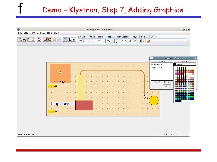 f Demo – Klystron, Step 7, Adding Graphics 