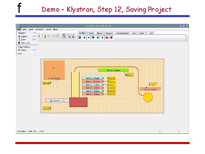f Demo – Klystron, Step 12, Saving Project 