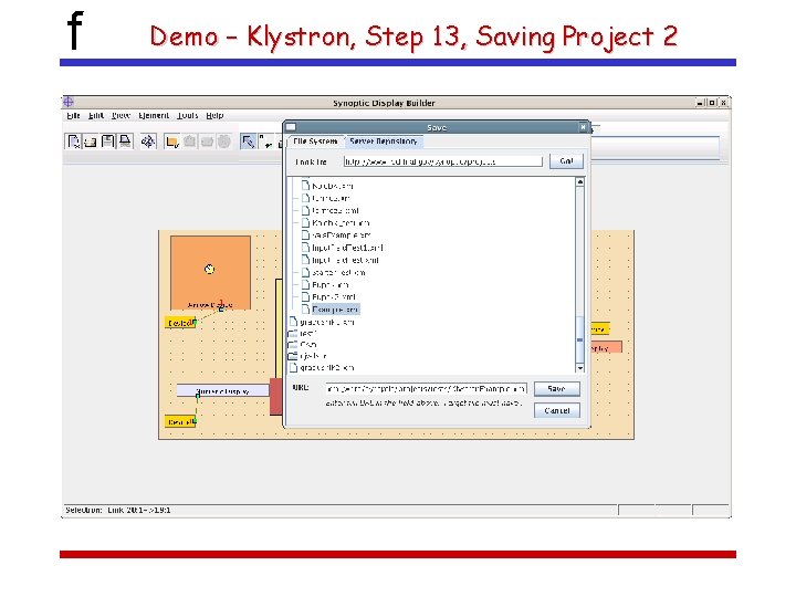 f Demo – Klystron, Step 13, Saving Project 2 