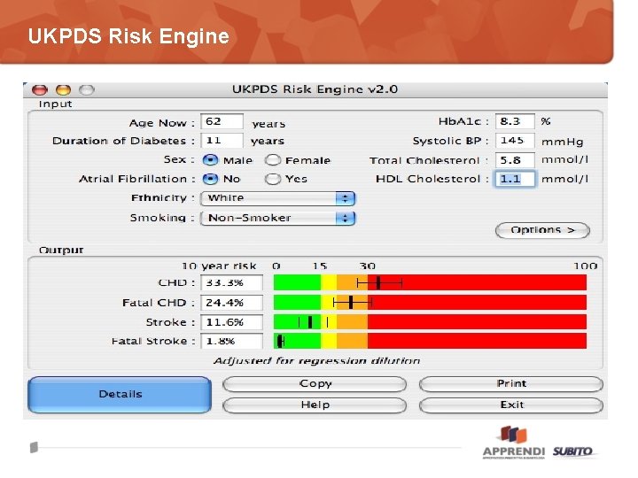 UKPDS Risk Engine 