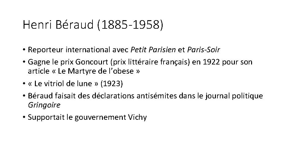 Henri Béraud (1885 -1958) • Reporteur international avec Petit Parisien et Paris-Soir • Gagne