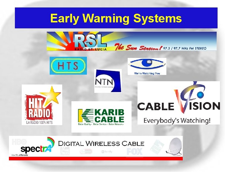 Early Warning Systems Early Warning Systems