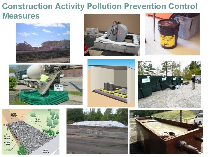 Construction Activity Pollution Prevention Control Measures 