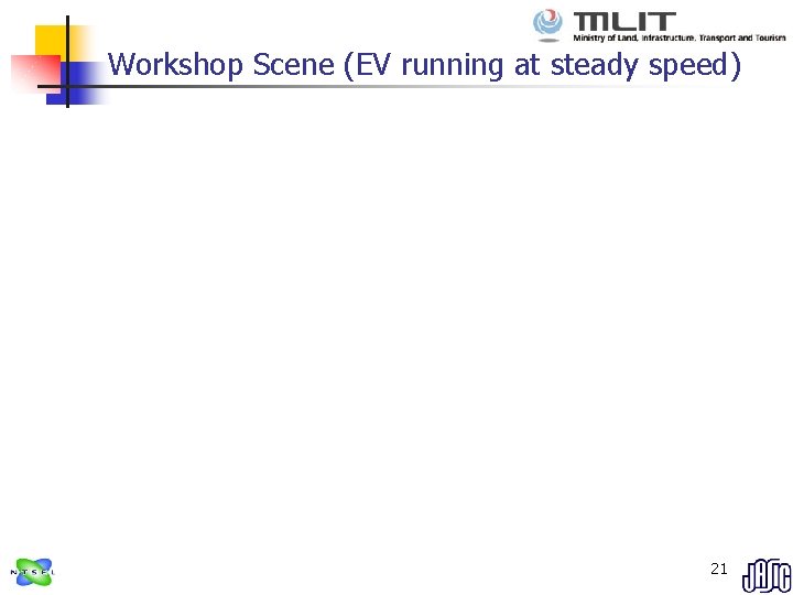 Workshop Scene (EV running at steady speed) 21 