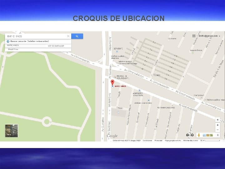 CROQUIS DE UBICACION 