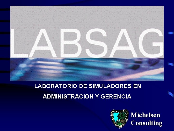 LABORATORIO DE SIMULADORES EN ADMINISTRACION Y GERENCIA Michelsen Consulting 