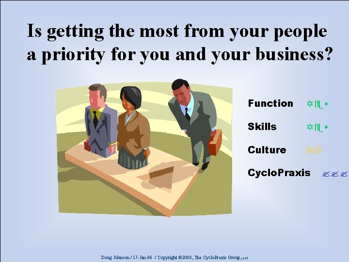 Is getting the most from your people a priority for you and your business?