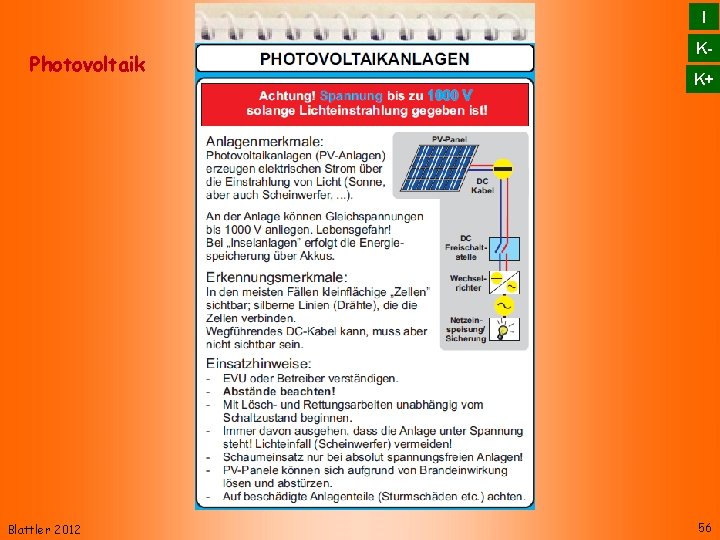 I Photovoltaik Blattler 2012 KK+ 56 
