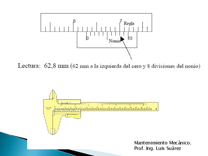 Mantenimiento Mecánico. Prof. Ing. Luis Suárez 