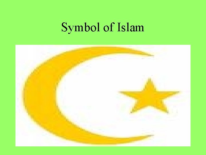 Symbol of Islam 