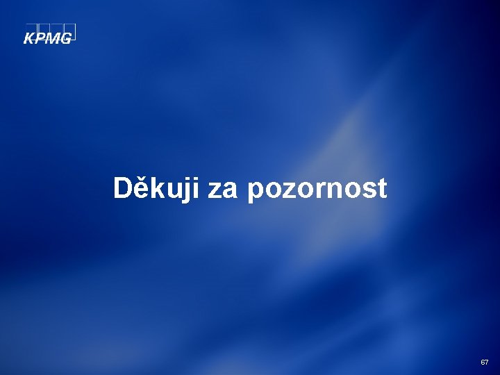 Děkuji za pozornost 67 