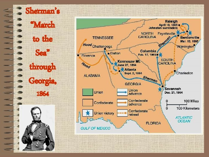 Sherman’s “March to the Sea” through Georgia, 1864 