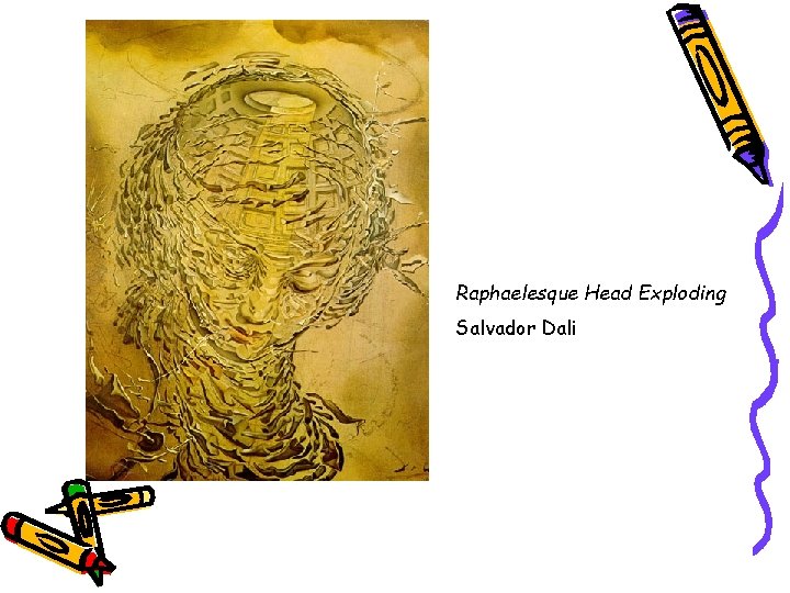 Raphaelesque Head Exploding Salvador Dali 