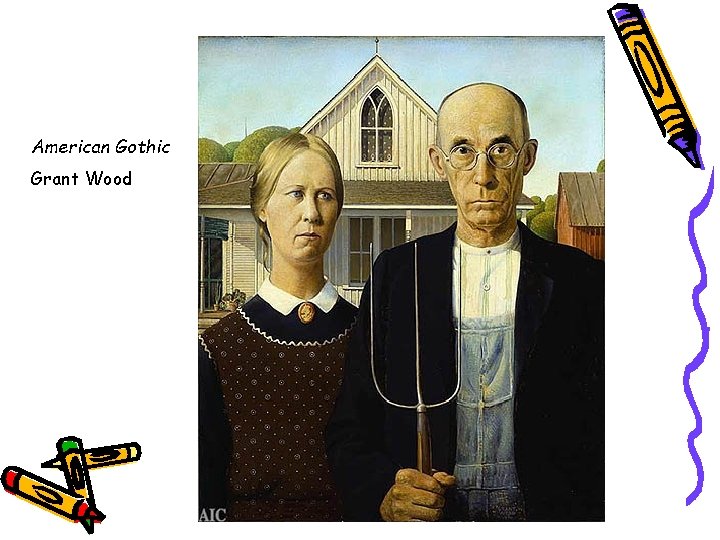 American Gothic Grant Wood 