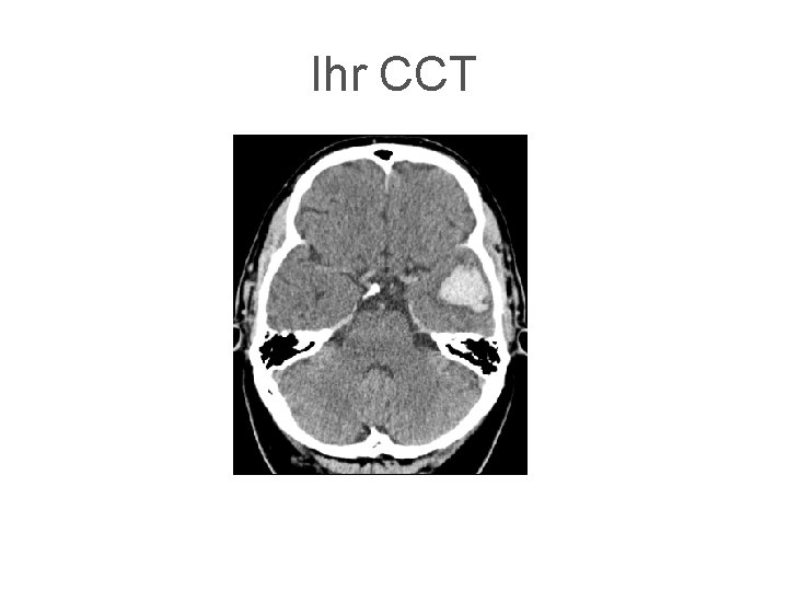 Ihr CCT 