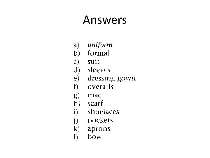 Answers 