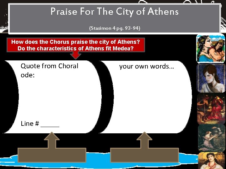 Praise For The City of Athens (Stasimon 4 pg. 93 -94) How does the