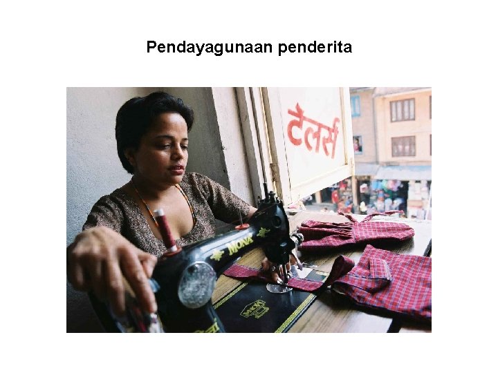 Pendayagunaan penderita 