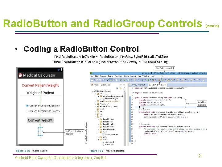 Radio. Button and Radio. Group Controls • Coding a Radio. Button Control final Radio.