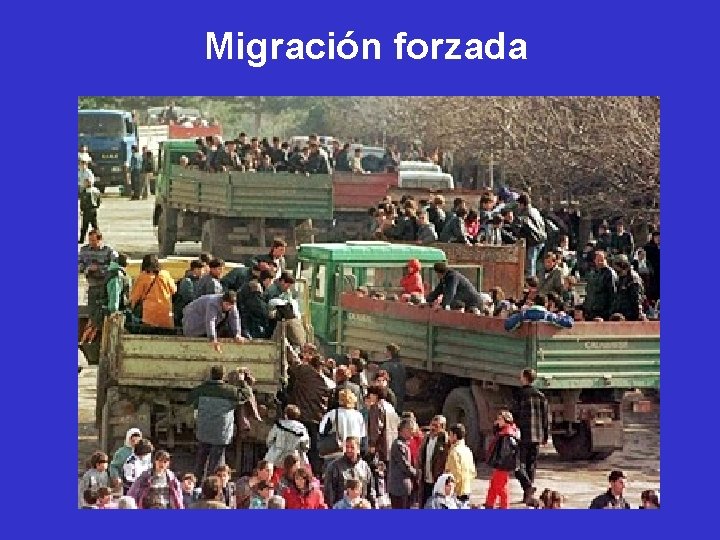 Migración forzada 