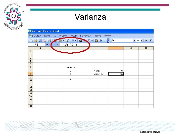 Varianza Estadística Básica 