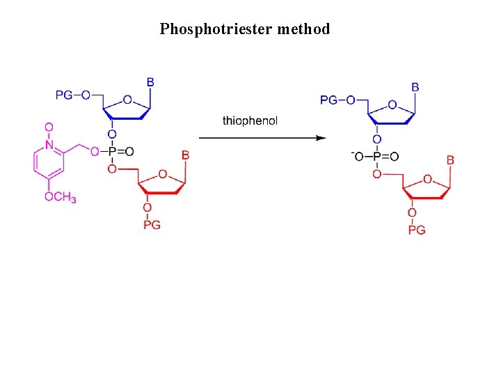 Phosphotriester method 