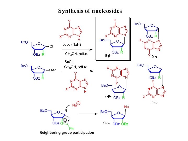 Synthesis of nucleosides 