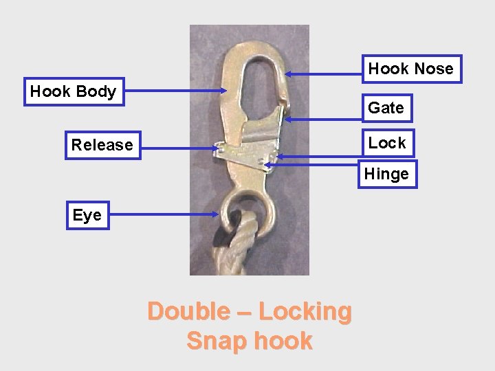 Hook Nose Hook Body Gate Lock Release Hinge Eye Double – Locking Snap hook